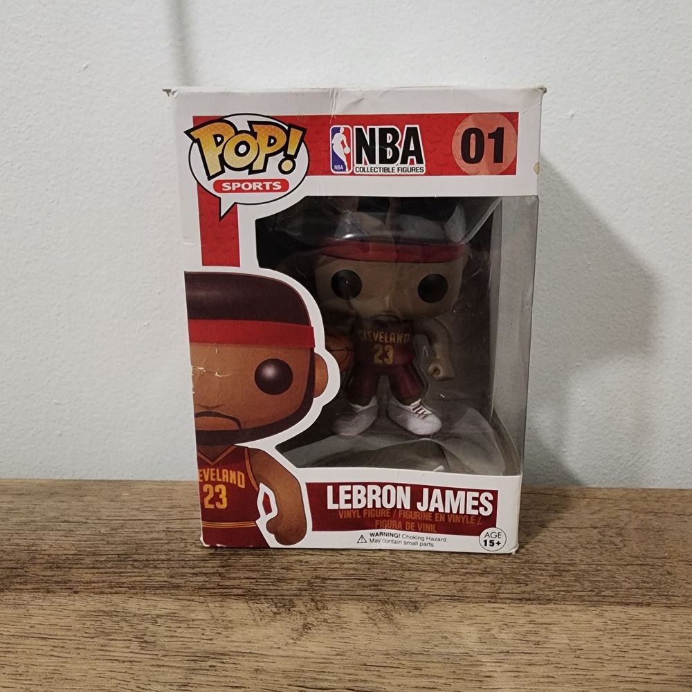 Funko Sports LeBron James Vinyl Figure - Red and Brown